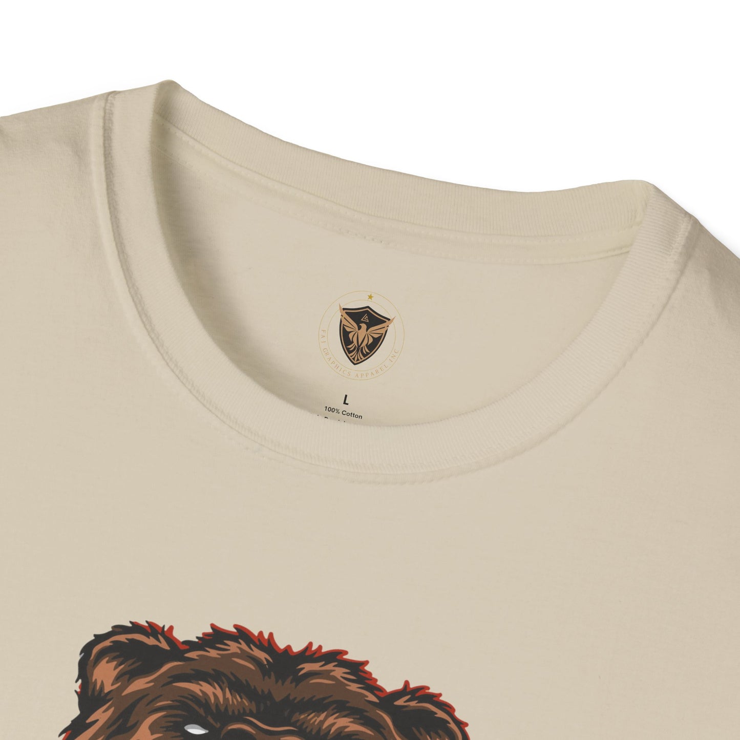 Savage Tiger Customizable Unisex Softstyle T-Shirt for Streetwear for the Fearless