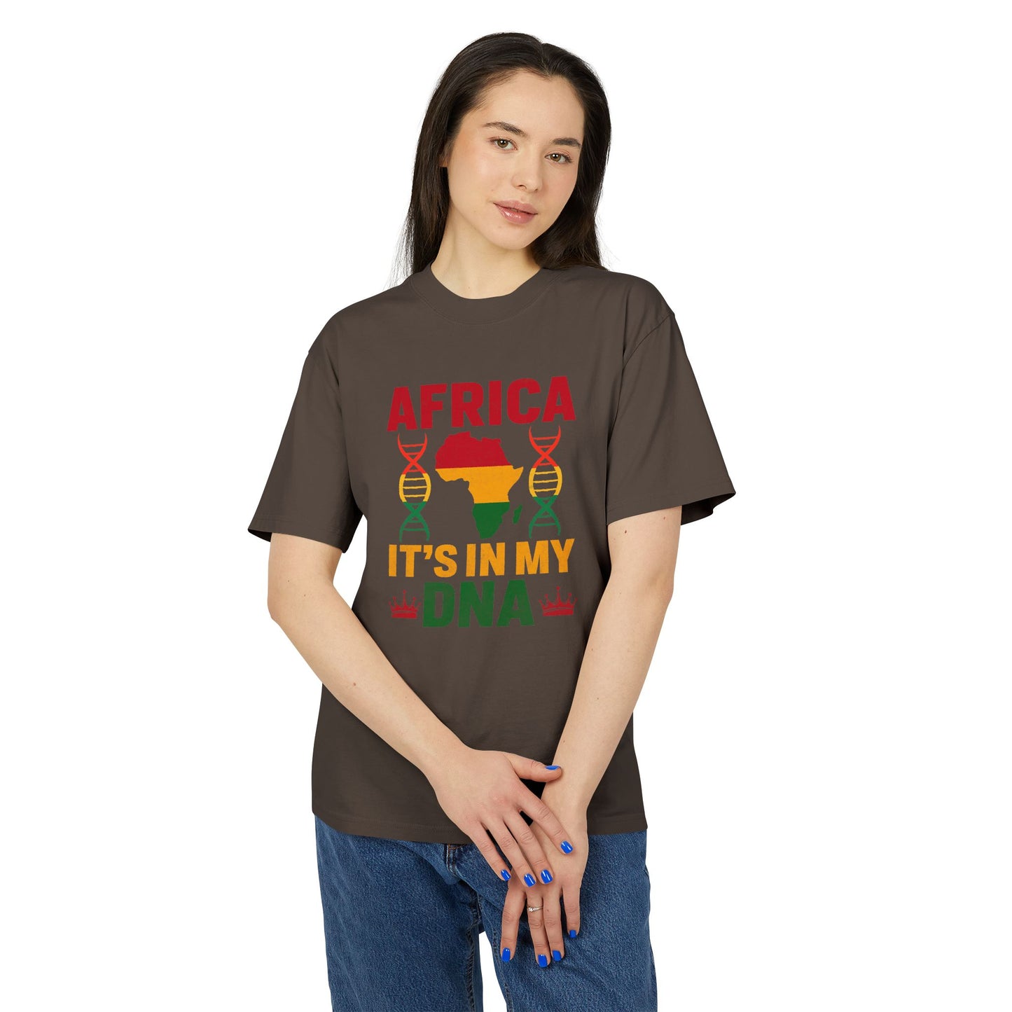 Africa It's in My DNA Unisex Heavy Faded Tee, Afrocentric T-Shirt, Heritage Apparel, Cultural Pride Shirt, Gift for African Roots, [...]
