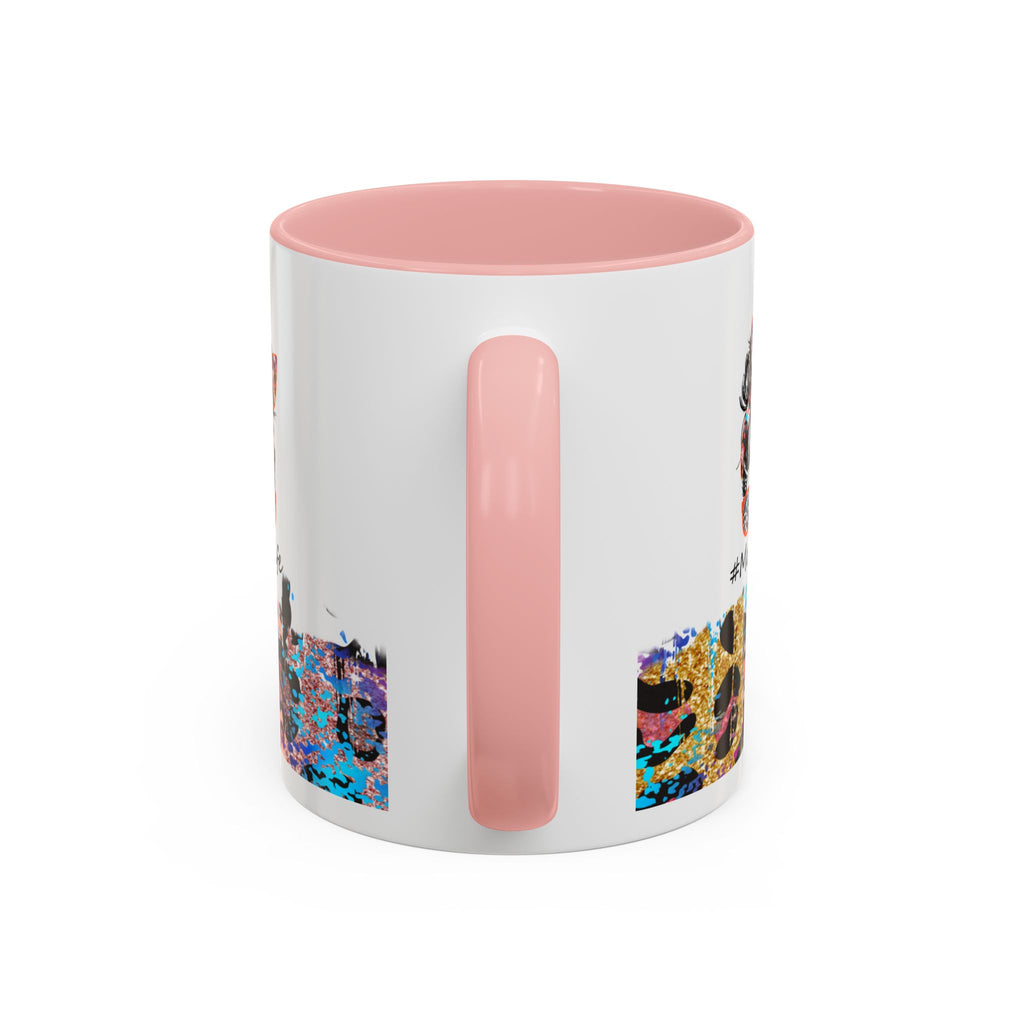 Leopard Mom Life Accent Coffee Mug 