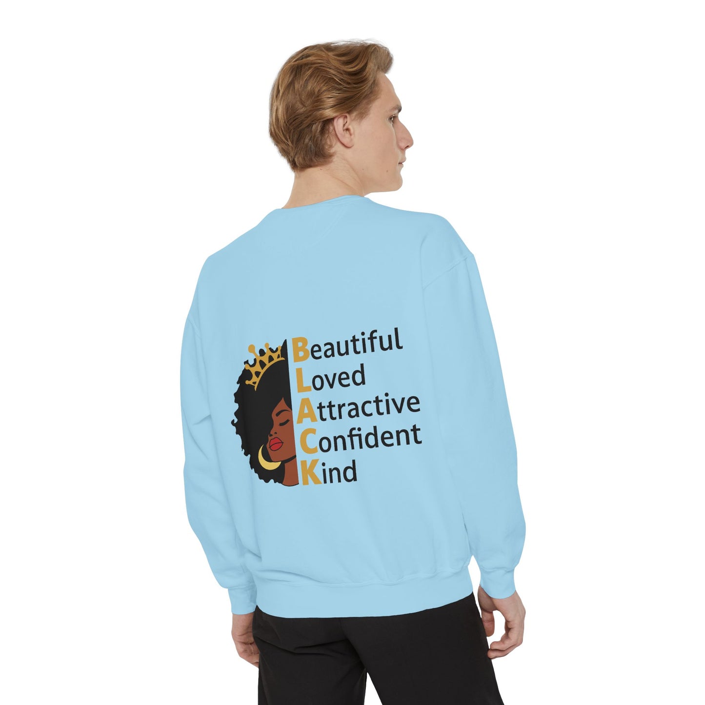 Unisex Garment-Dyed Butterfly Sweatshirt