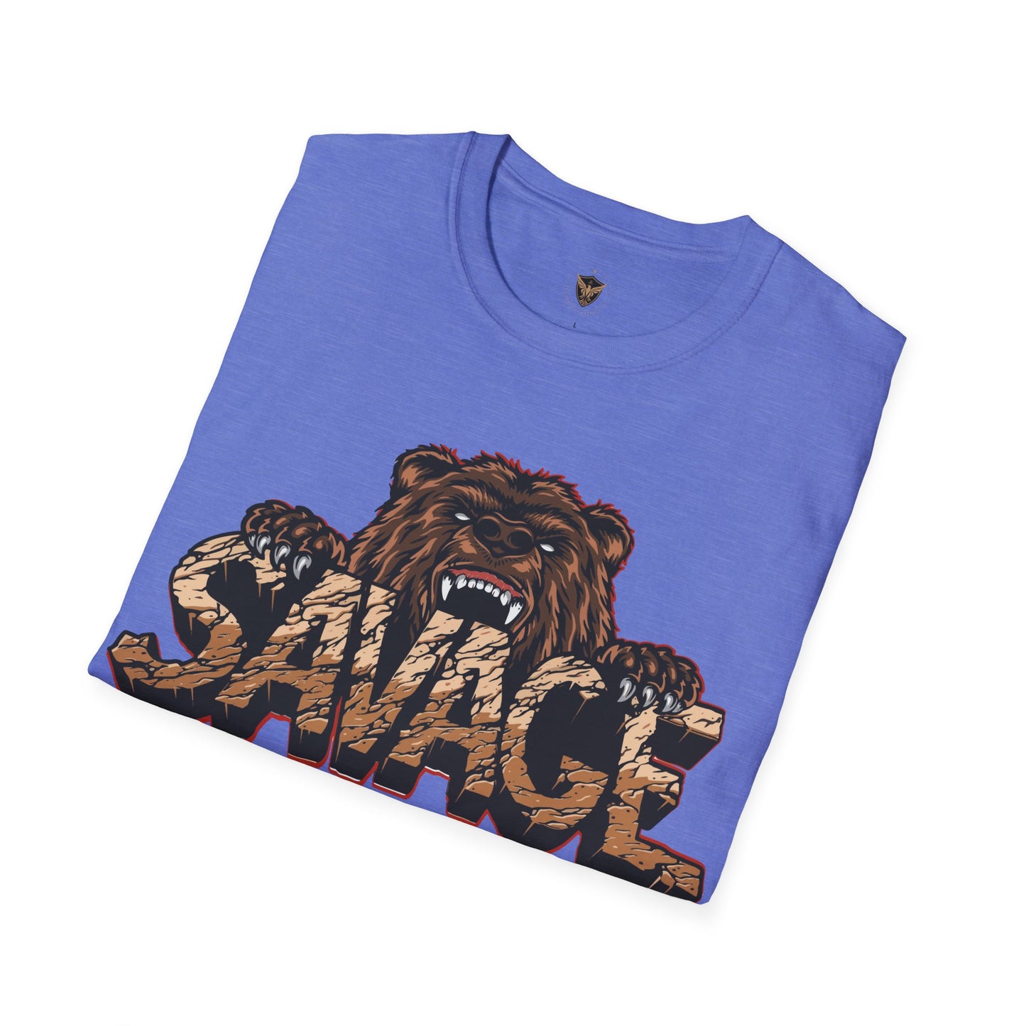 Savage Tiger Customizable Unisex Softstyle T-Shirt for Streetwear for the Fearless