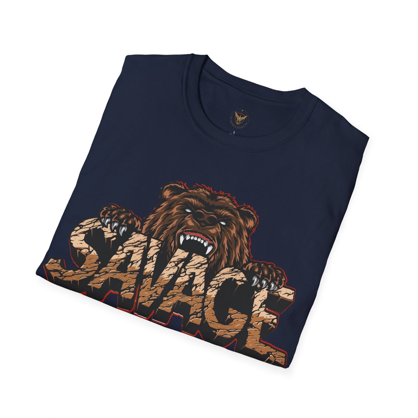 Savage Tiger Customizable Unisex Softstyle T-Shirt for Streetwear for the Fearless