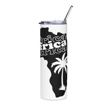 Stylish Stainless Steel Tumbler | Africa Design | 20oz | Travel Mug, Gift for Travelers, Cool Drinkware, Unique Home Decor, Eco-Friendly