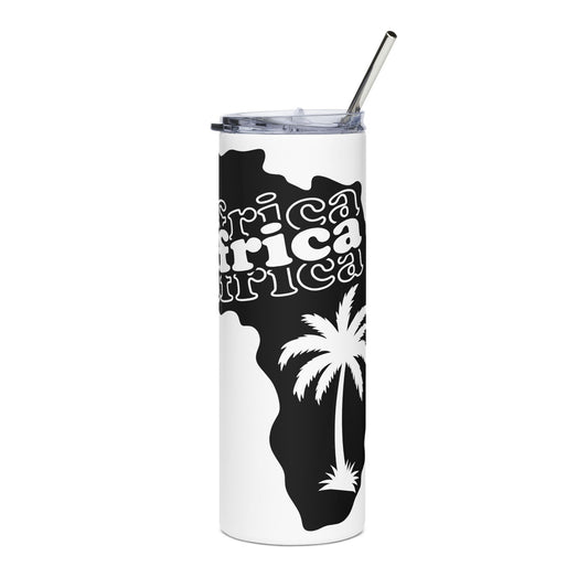 Stylish Stainless Steel Tumbler | Africa Design | 20oz | Travel Mug, Gift for Travelers, Cool Drinkware, Unique Home Decor, Eco-Friendly