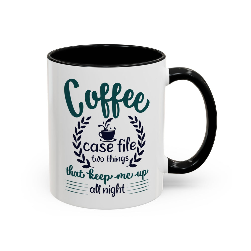 Coffee Case File 11 oz ceramic mug