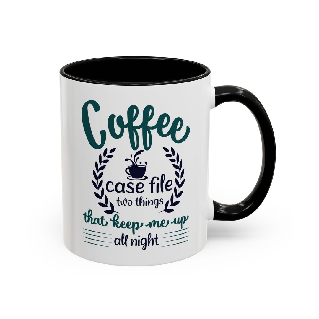 Coffee Case File 11 oz ceramic mug