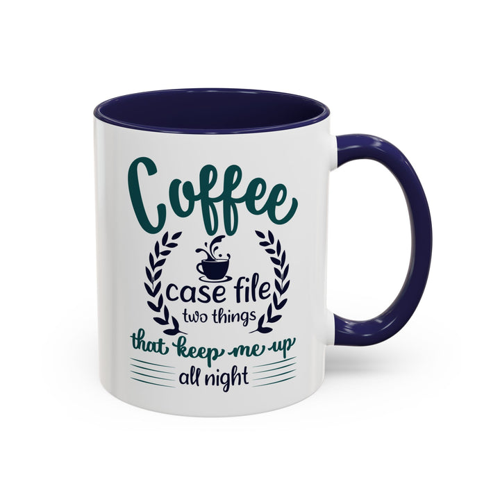 Coffee Case File 11 oz ceramic mug