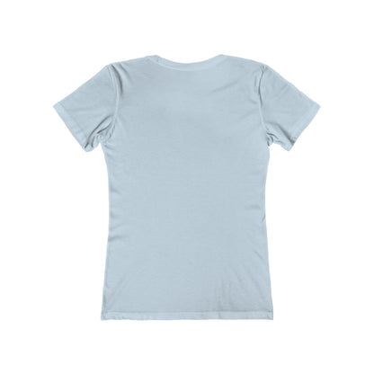 Women's the Boyfriend Tee with Thick Beautiful Black Woman Design T-shirt