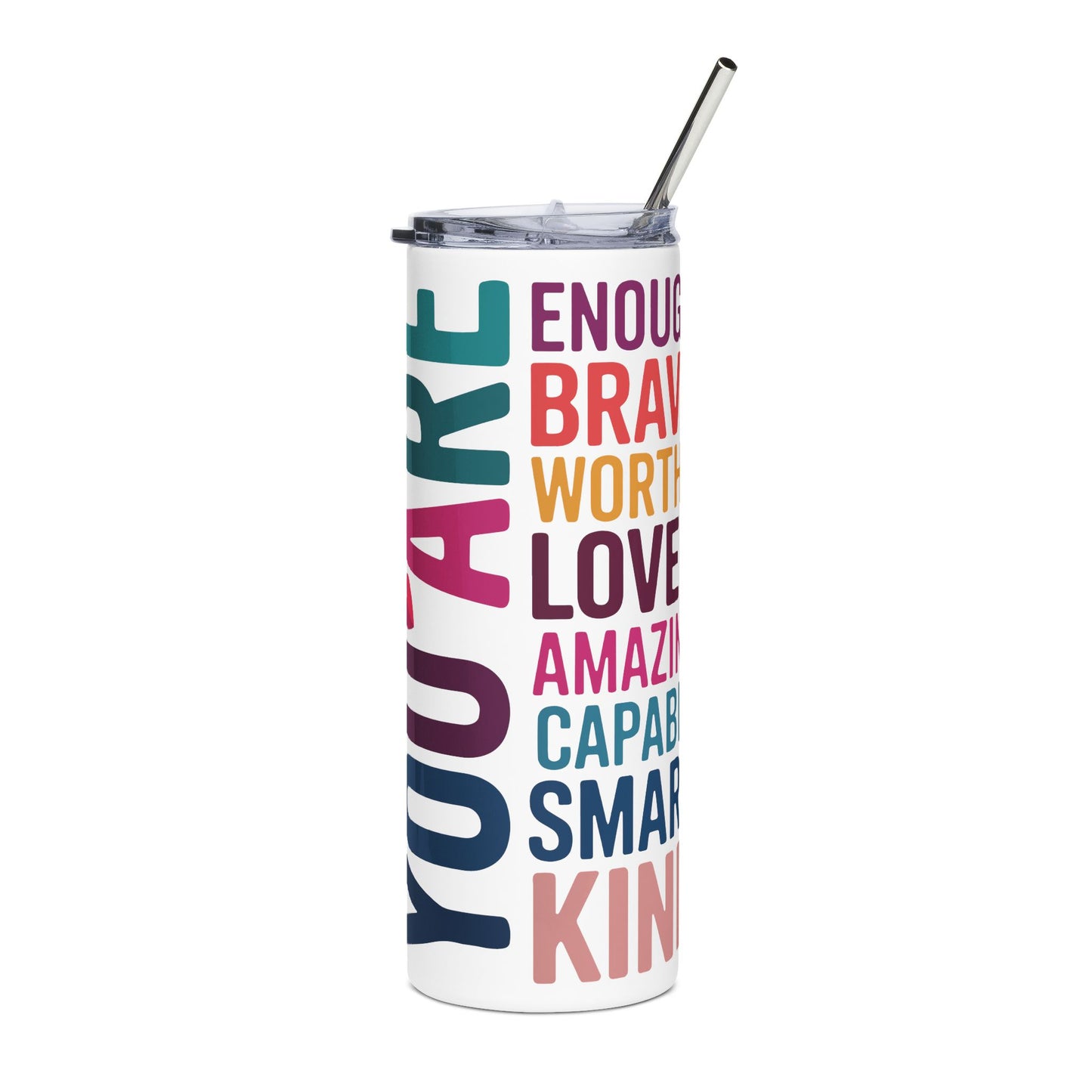 Inspirational Stainless Steel Tumbler | 20oz Motivational Travel Mug | Perfect Gift for Self-Care, Encouragement, Affirmations, [...]