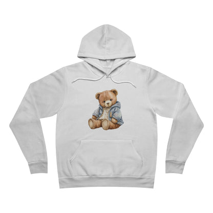 Unisex Teddy Bear Design Pullover Hoodie