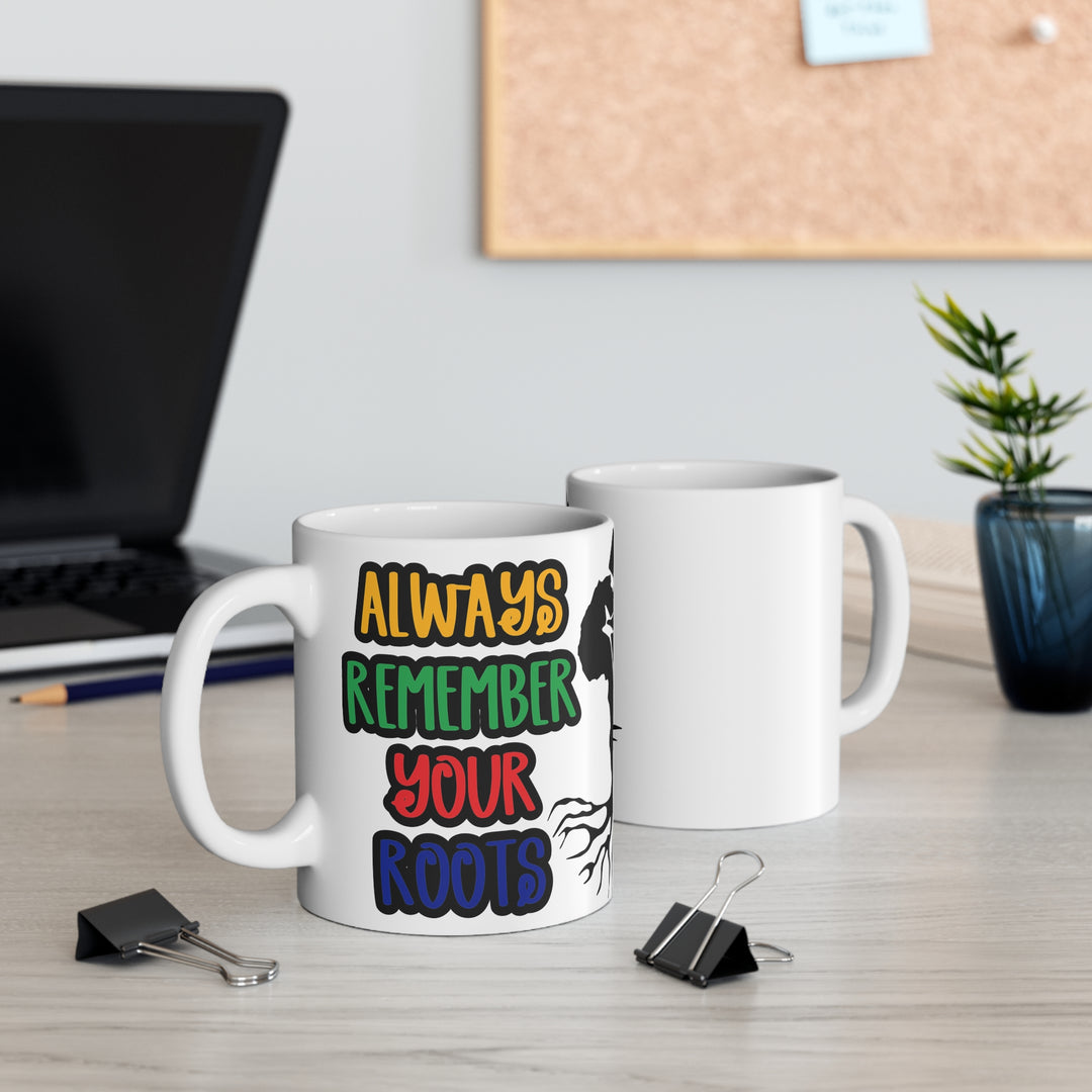 Empowering Roots 11 oz ceramic mug