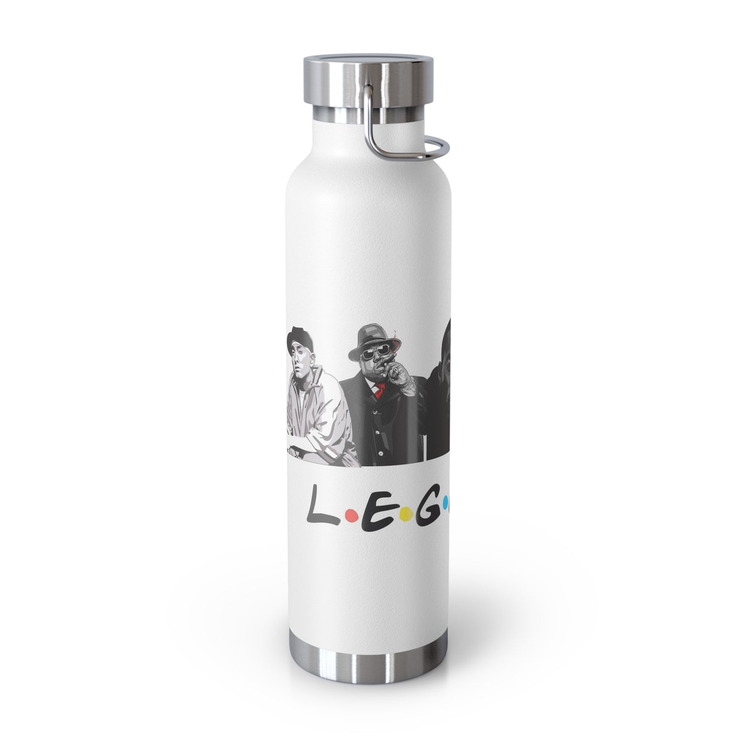 West Coast Legends Rapper Logo Design Copper Vacuum Insulated Bottle