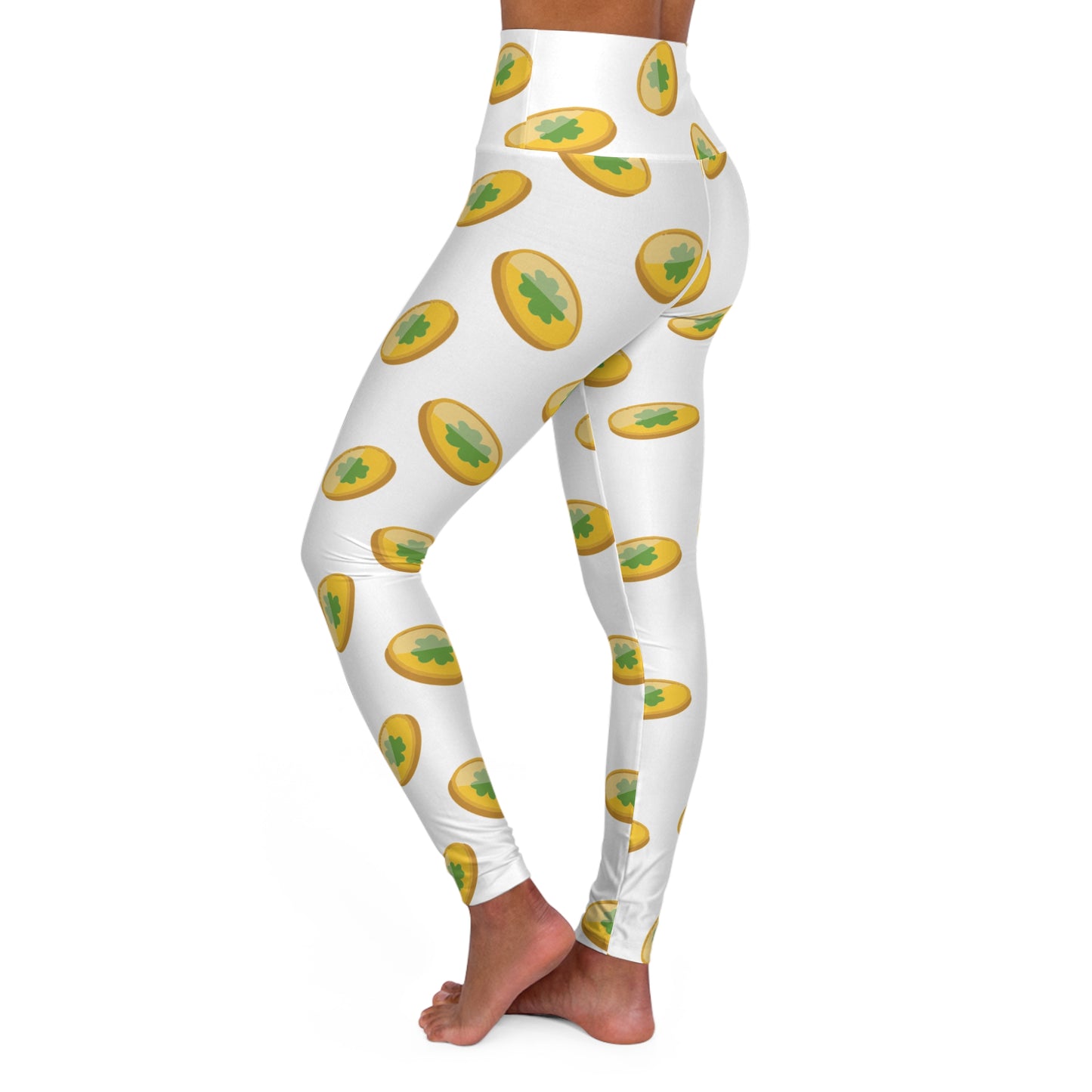 High Waisted Yoga Leggings (AOP)