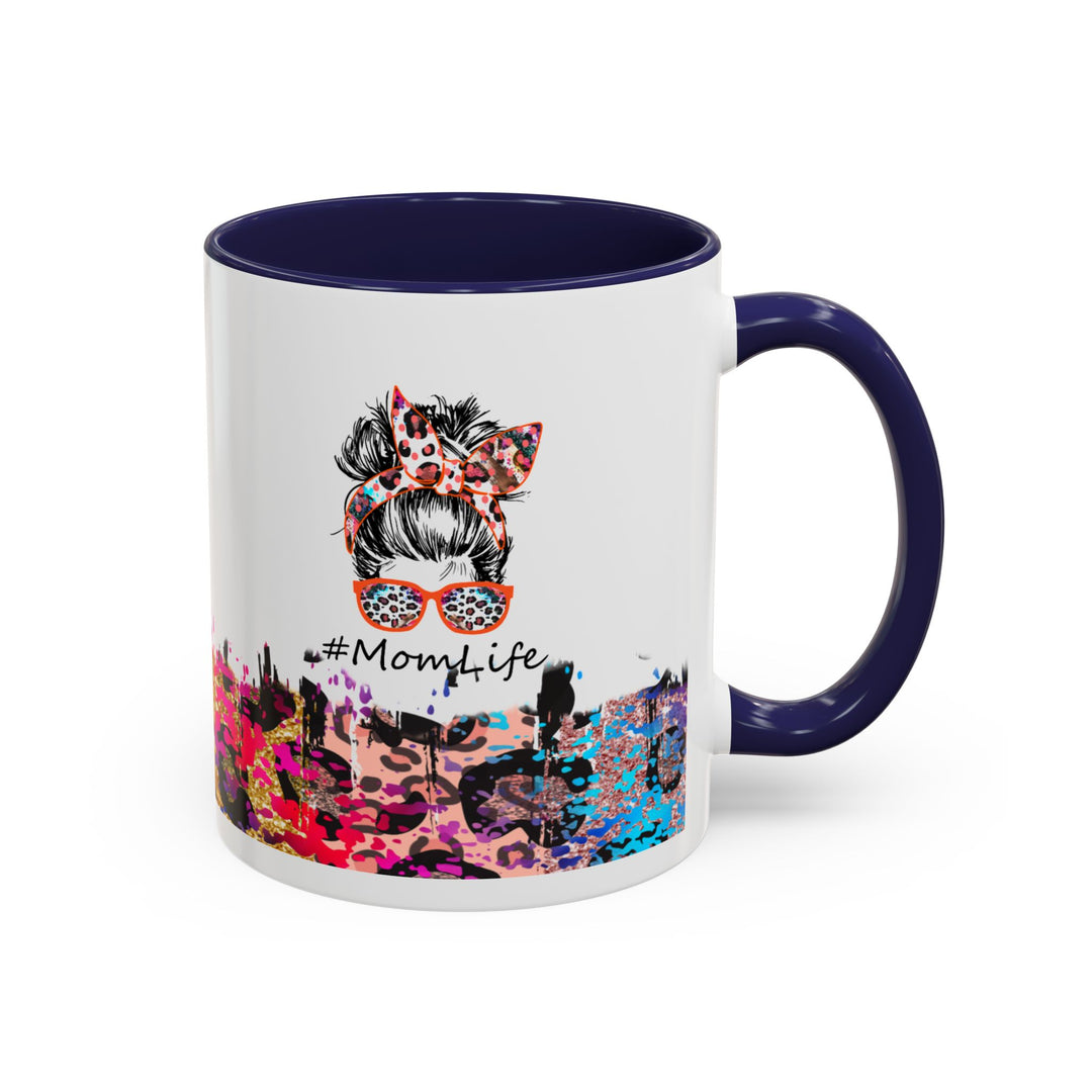 Leopard Mom Life 11 oz ceramic mug