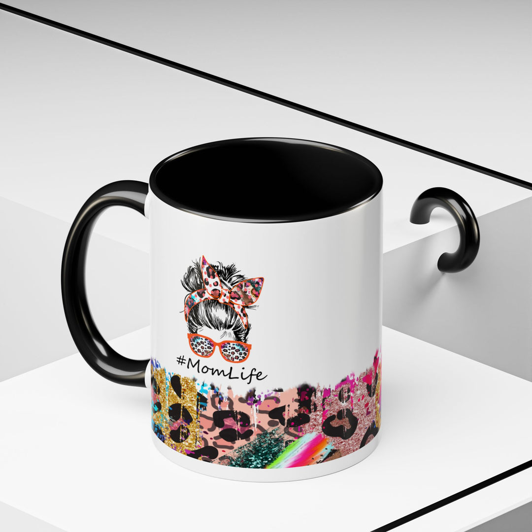 Leopard Mom Life 11 oz ceramic mug