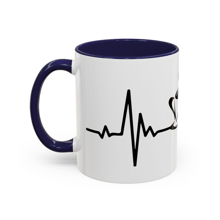 Heartbeat Coffee 11 oz ceramic mug