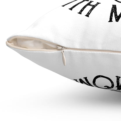 Momma Spun Polyester Square Pillow
