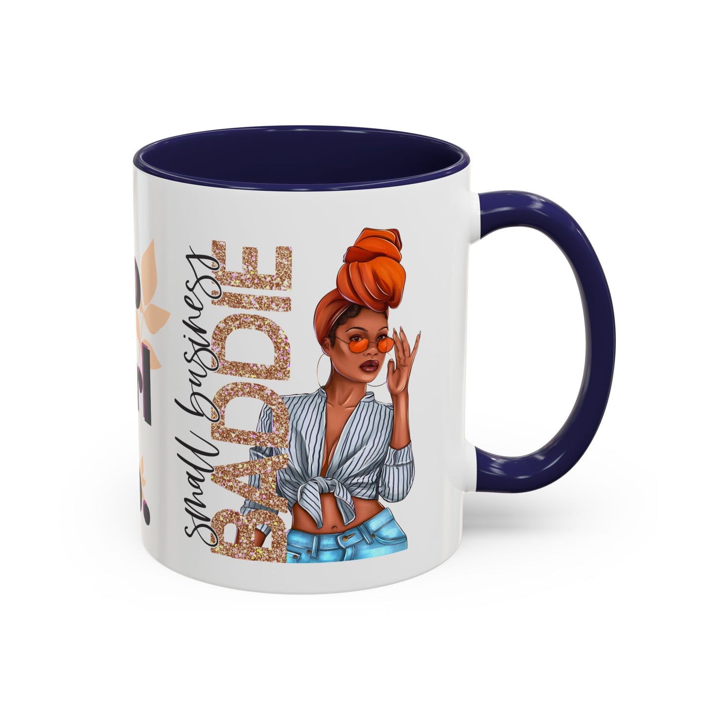 Small Business Baddie Girl Accent Coffee Mug, 11oz