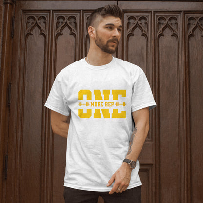One More Rep" Motivational T-Shirt