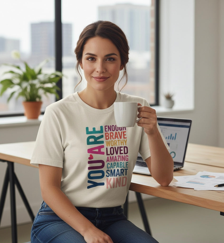Positive Affirmation Tee lifestyle product photo