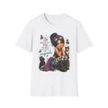 White Be Unapologetically You graphic T-shirt front view