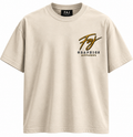Built Different Premium Heavyweight Tee front mockup - Faj Graphics Apparel
