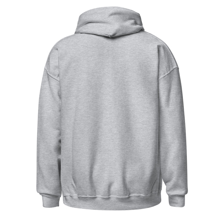 Focused on Me sport grey hoodie back view