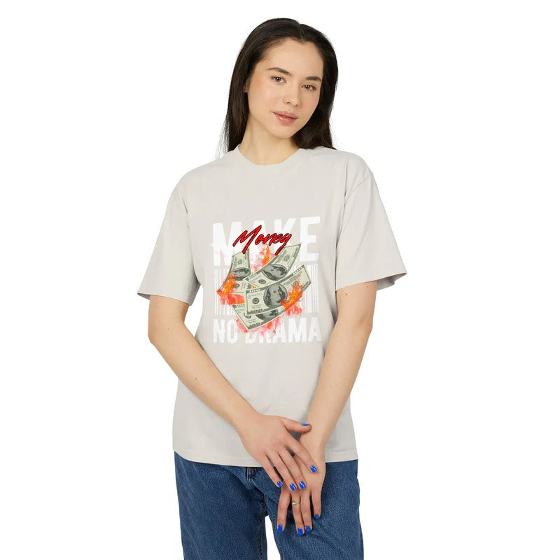 Casual Unisex Graphic Tee Cool Money Print