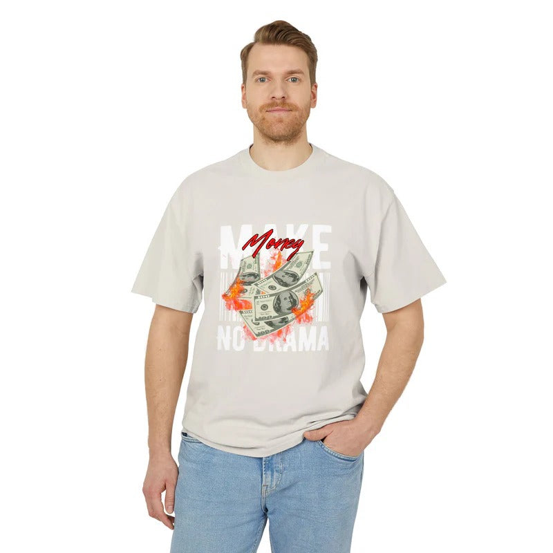 UrbanDrive | Motivational Graphic Tee – Cool Money Print – Breathable Organic Cotton – Casual Unisex Streetwear