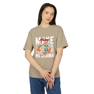 UrbanDrive | Motivational Graphic Tee – Cool Money Print – Breathable Organic Cotton – Casual Unisex Streetwear