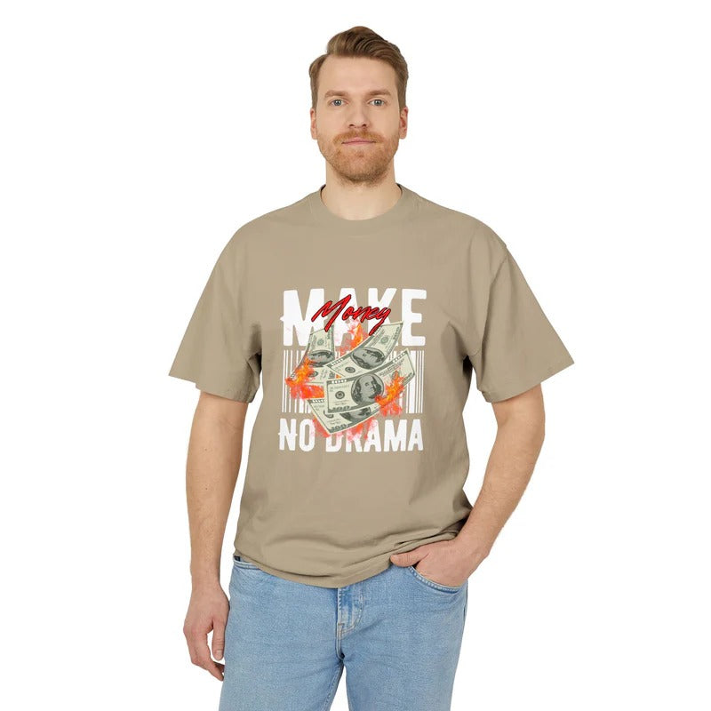 UrbanDrive | Motivational Graphic Tee – Cool Money Print – Breathable Organic Cotton – Casual Unisex Streetwear