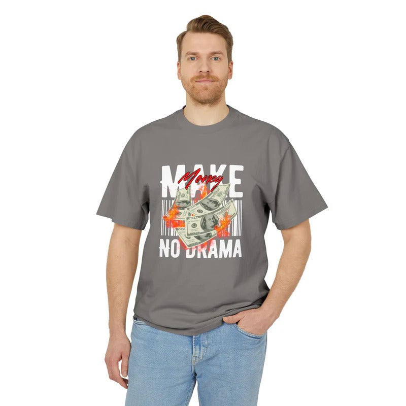 Casual Unisex Graphic Tee Cool Money Print