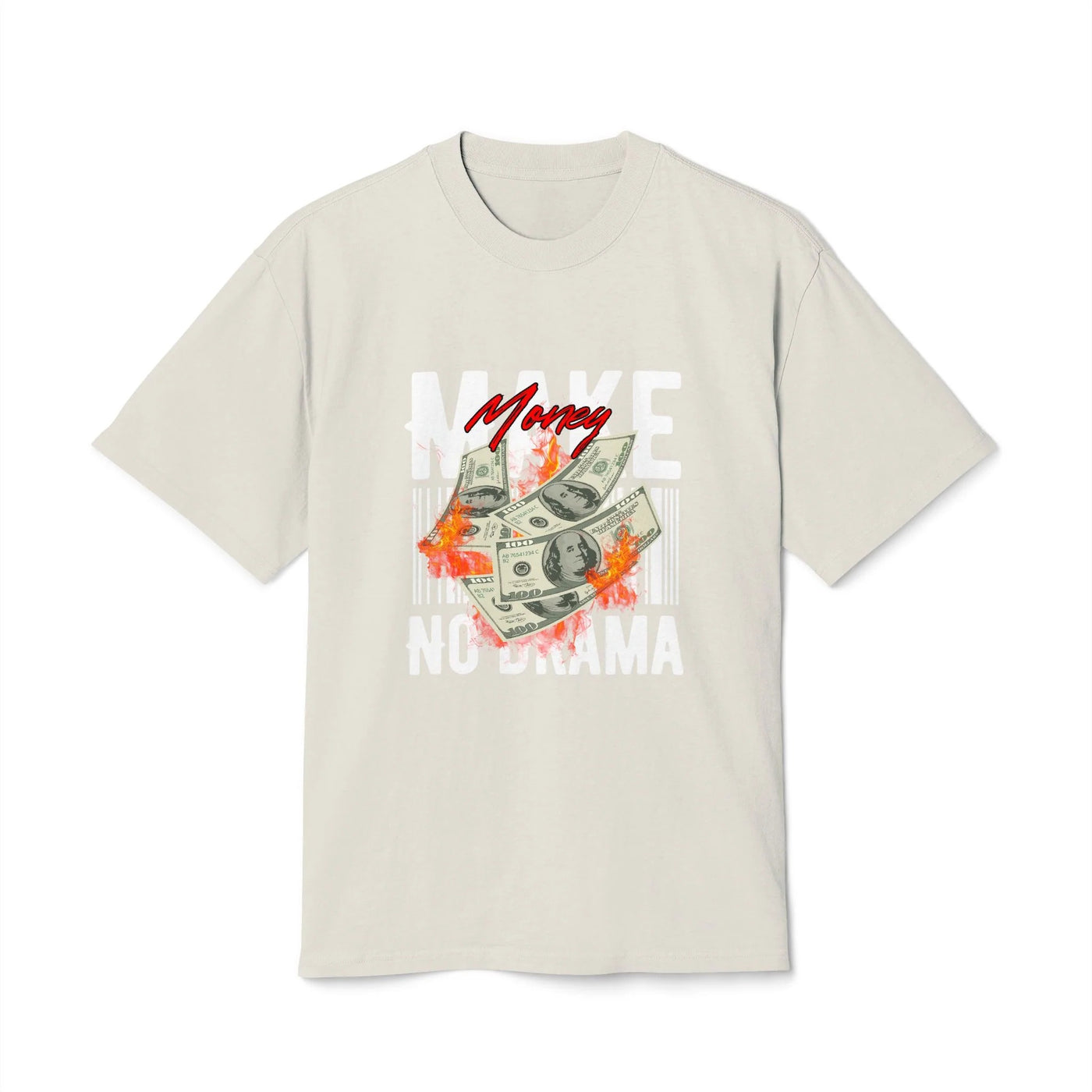 UrbanDrive | Motivational Graphic Tee – Cool Money Print – Breathable Organic Cotton – Casual Unisex Streetwear