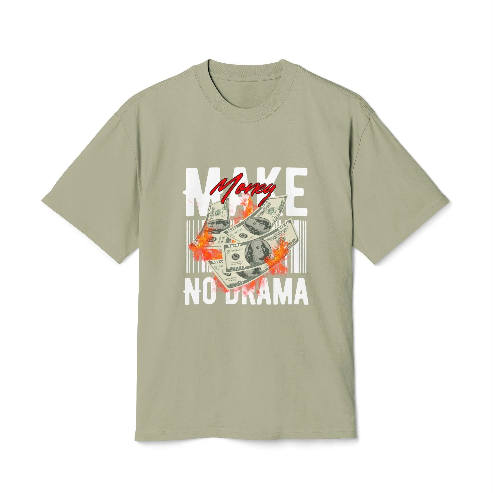 Casual Unisex Graphic Tee Cool Money Print