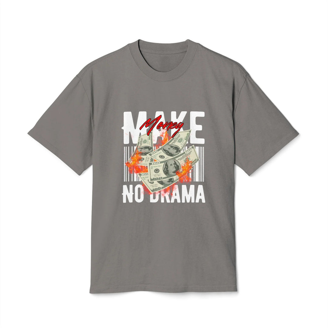 Cool Money Graphic Tee in Faded Grey, front view