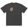 Gingerbread Man Christmas Oversized Graphic T-Shirt