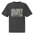 Simply Blessed Camo Christian Oversized Graphic T-Shirt