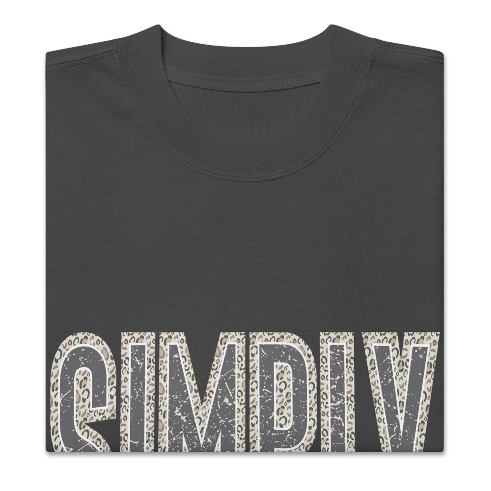 Simply Blessed Camo Christian Oversized Graphic T-Shirt