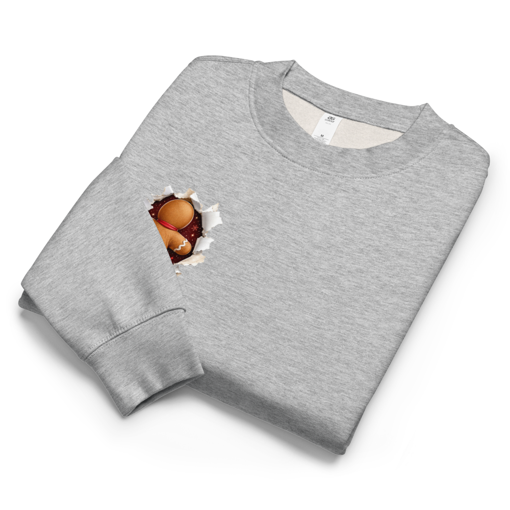 Gingerbread Man Christmas Crewneck Sweatshirt