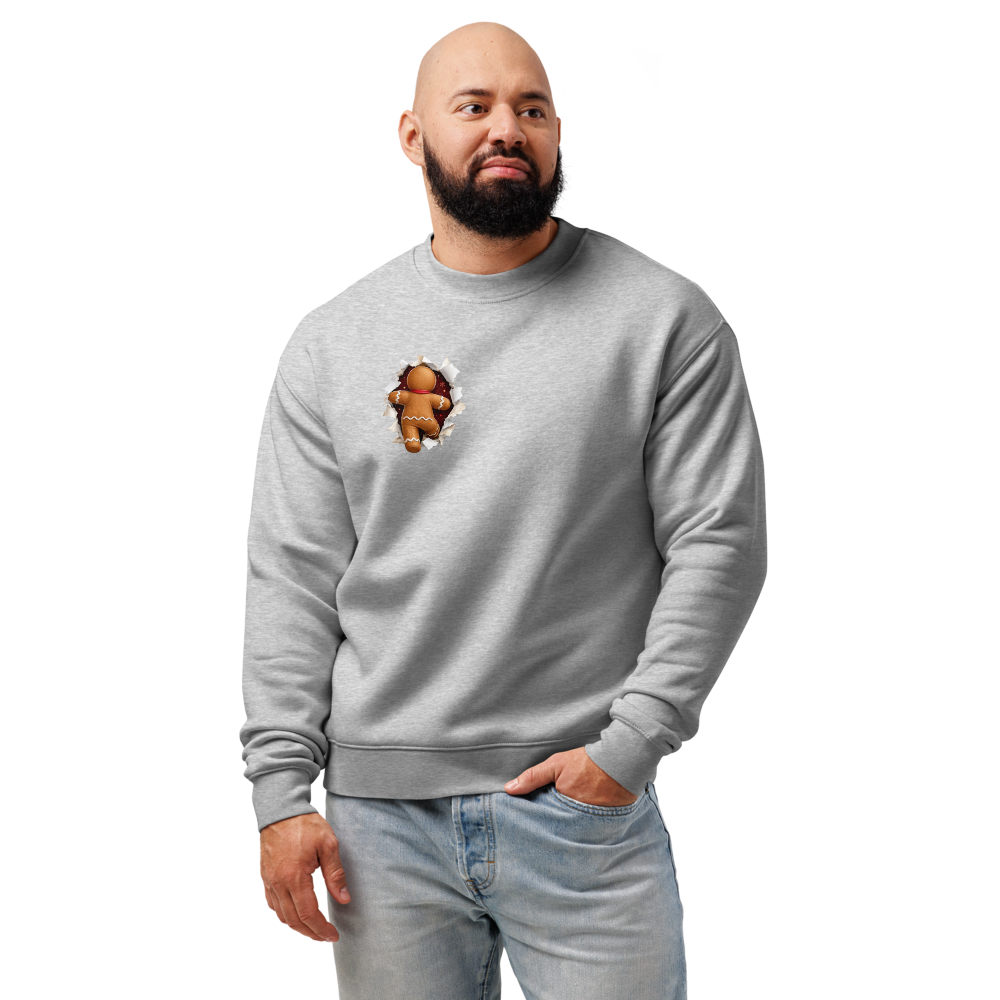 Gingerbread Man Christmas Crewneck Sweatshirt
