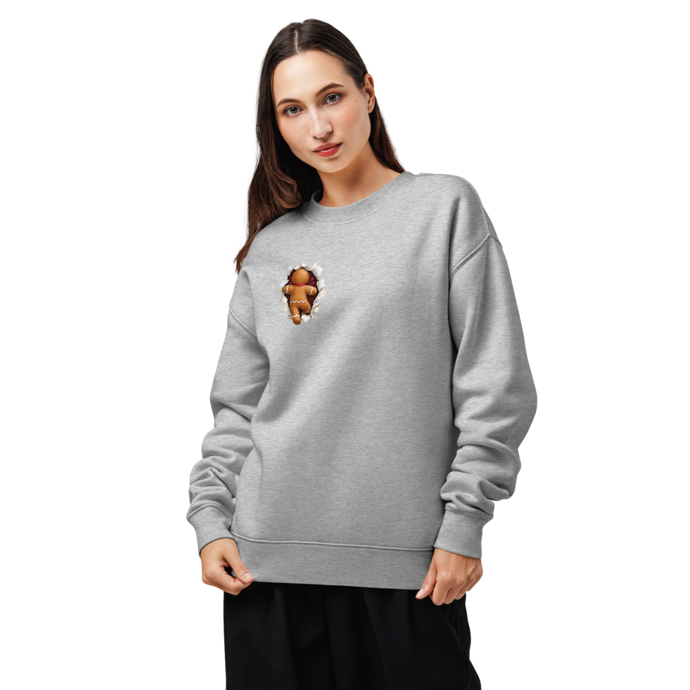 Gingerbread Man Christmas Crewneck Sweatshirt