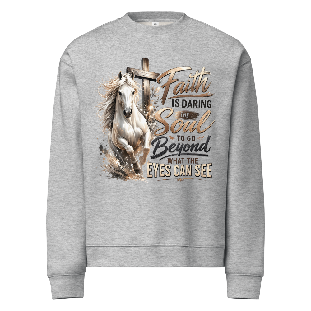 Faith Horse Cross Christian Equestrian Sweatshirt