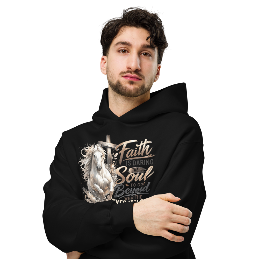 Faith Horse Cross Christian Equestrian Hoodie
