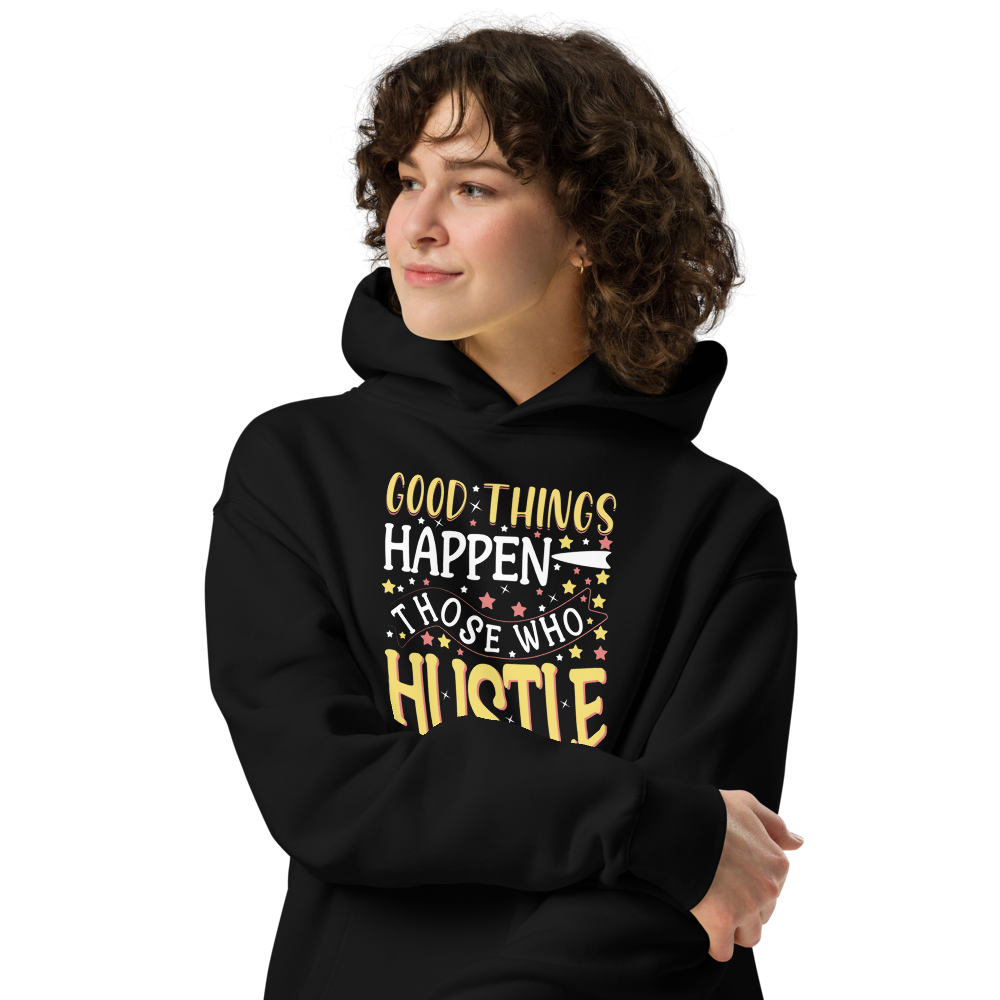 Good Things Happen Positive Message Graphic Hoodie