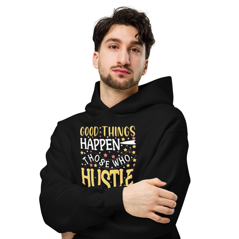 Good Things Happen Positive Message Graphic Hoodie