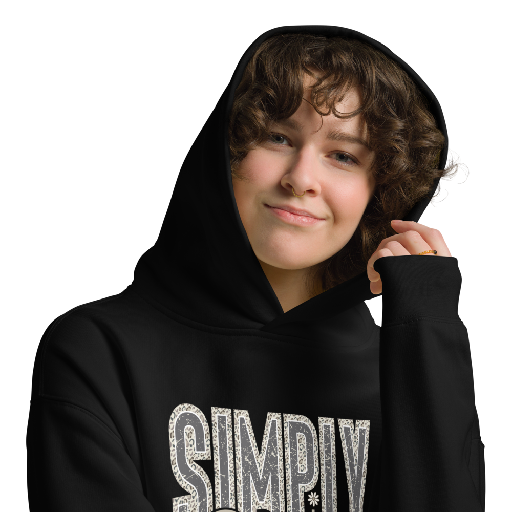 Simply Blessed Camo Christian Graphic Hoodie