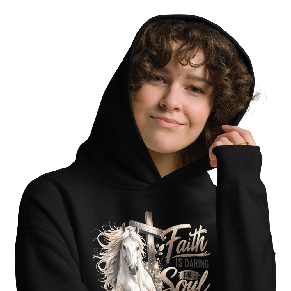 Faith Horse Cross Christian Equestrian Hoodie