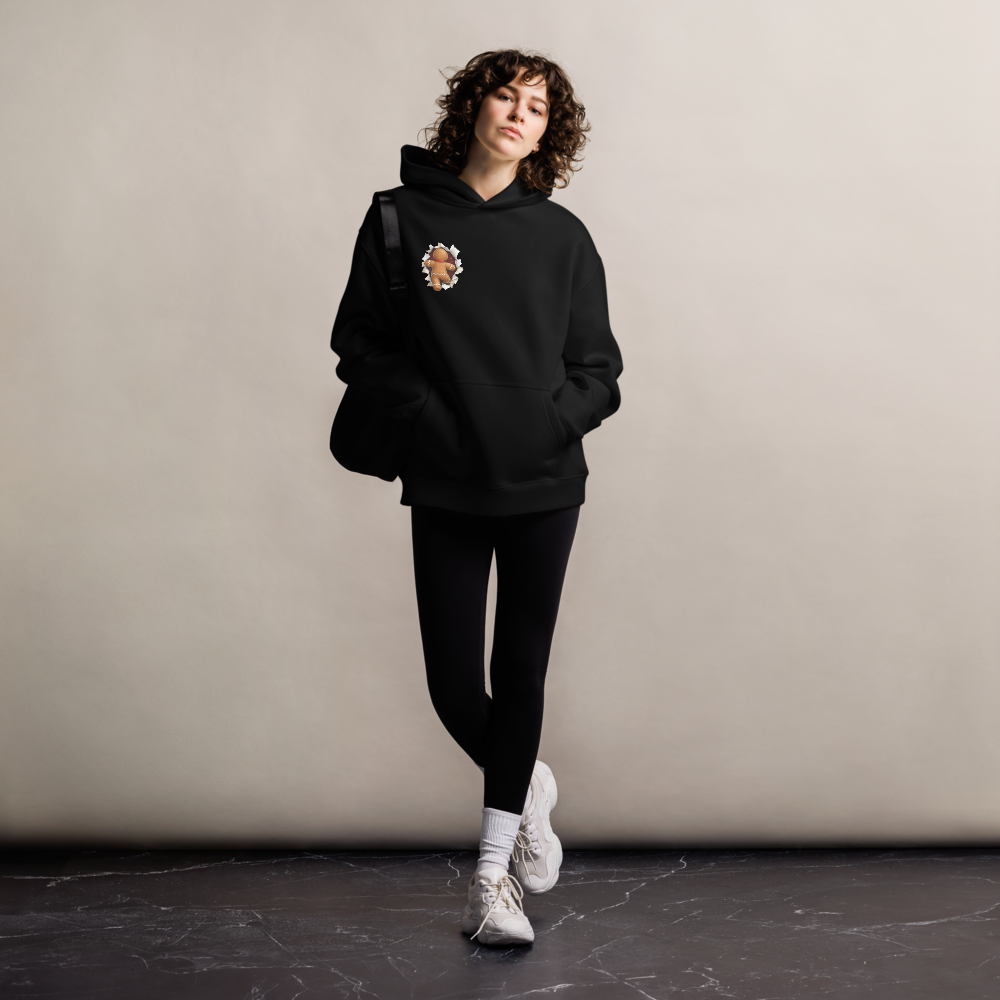 Gingerbread Man Christmas Graphic Hoodie