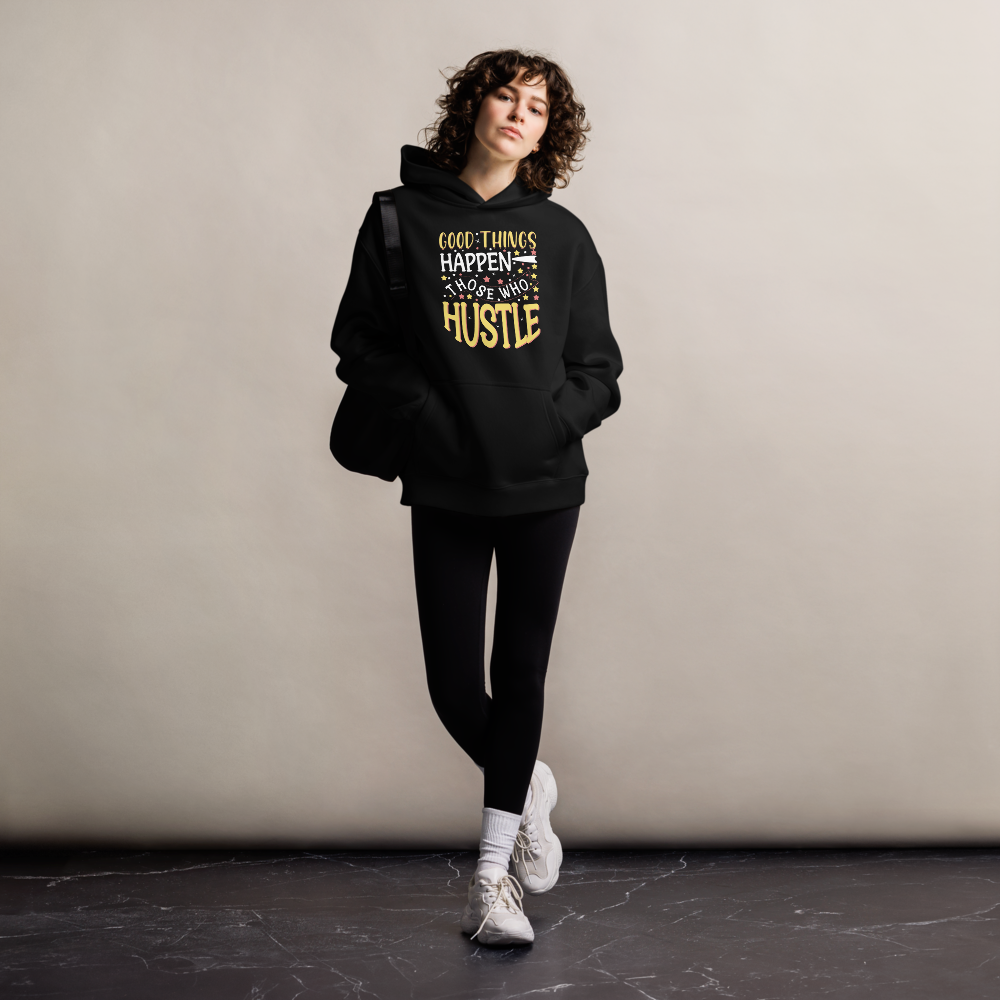 Good Things Happen Positive Message Graphic Hoodie
