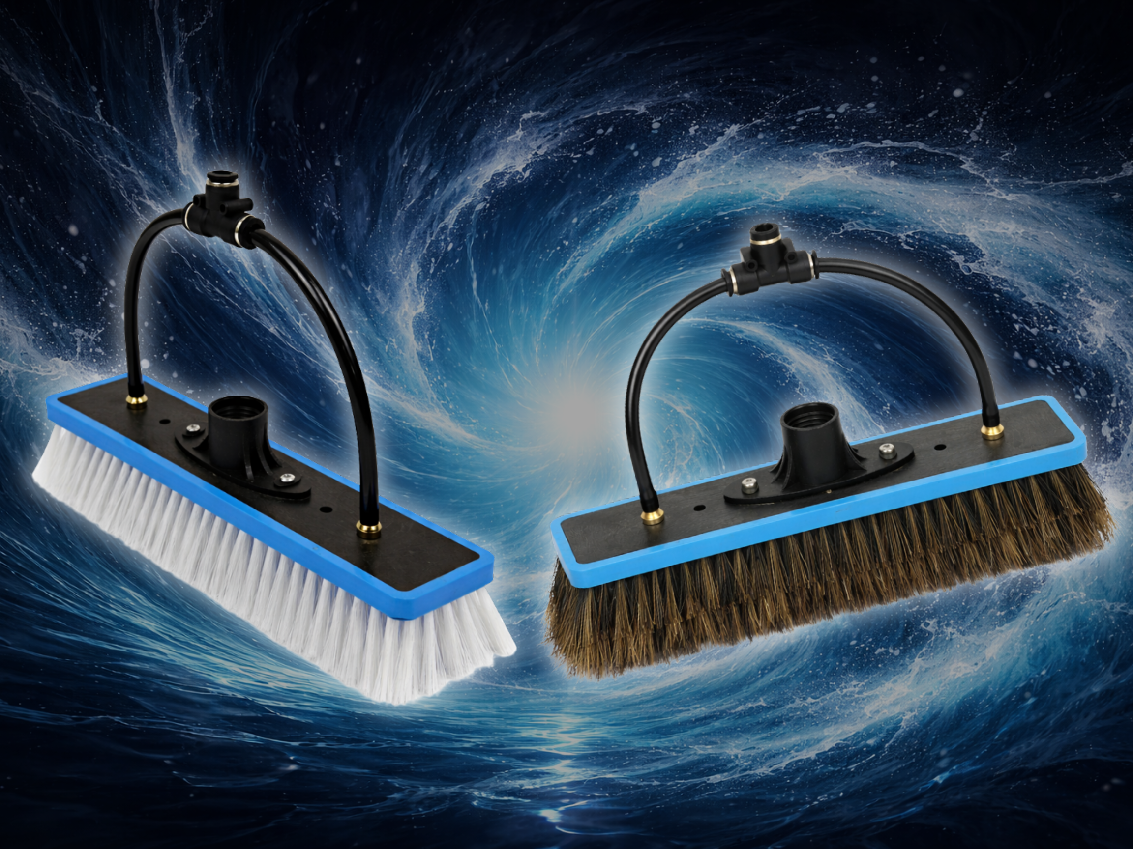 Rhodi water fed brushes